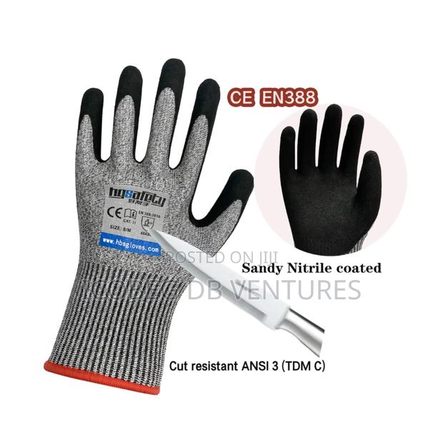 Hg Safety Anticut Gloves/ Cut Resistant Gloves/Cut 5 photo 3