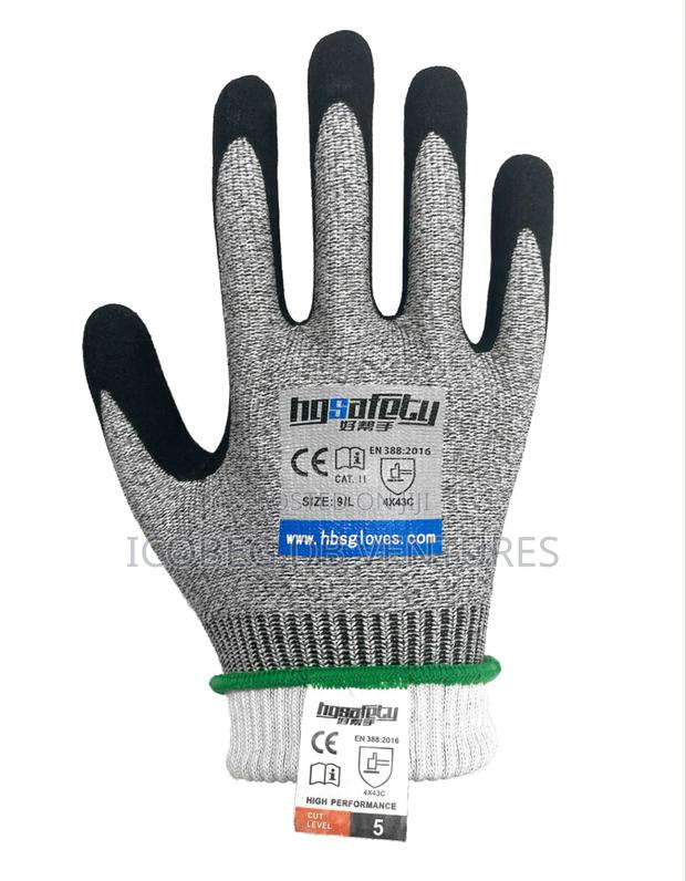 Hg Safety Anticut Gloves/ Cut Resistant Gloves/Cut 5 photo 4