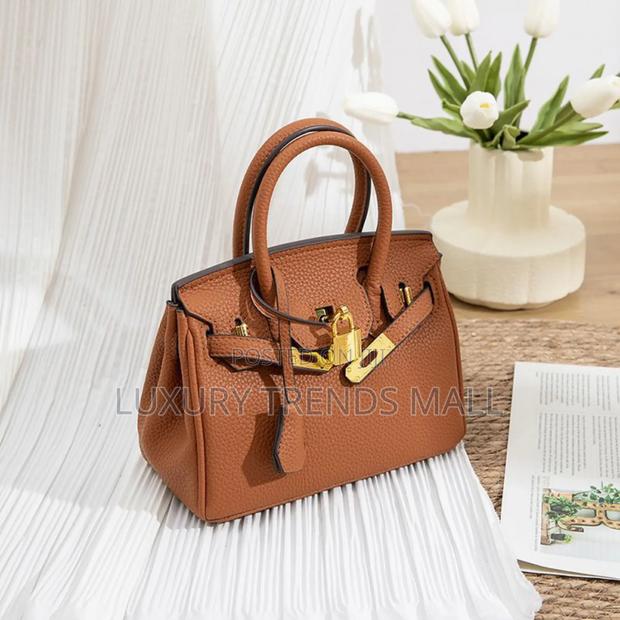 Classic Birkin-Inspired Leather Handbag photo 3