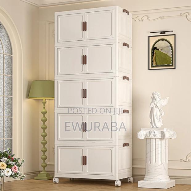Movable Quality Collapsible Clothes Wardrobe photo 4