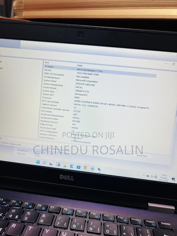 Laptop Dell Latitude 12 E7270 8GB Intel Core I5 SSD 256GB photo 4