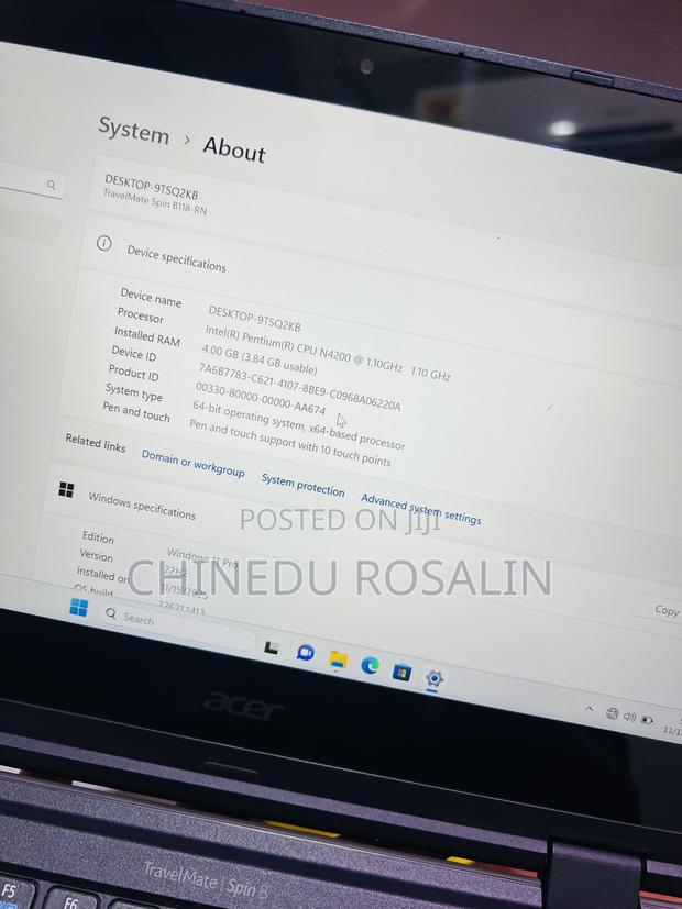 Laptop Acer TravelMate Spin B1 4GB Intel SSD 128GB photo 6