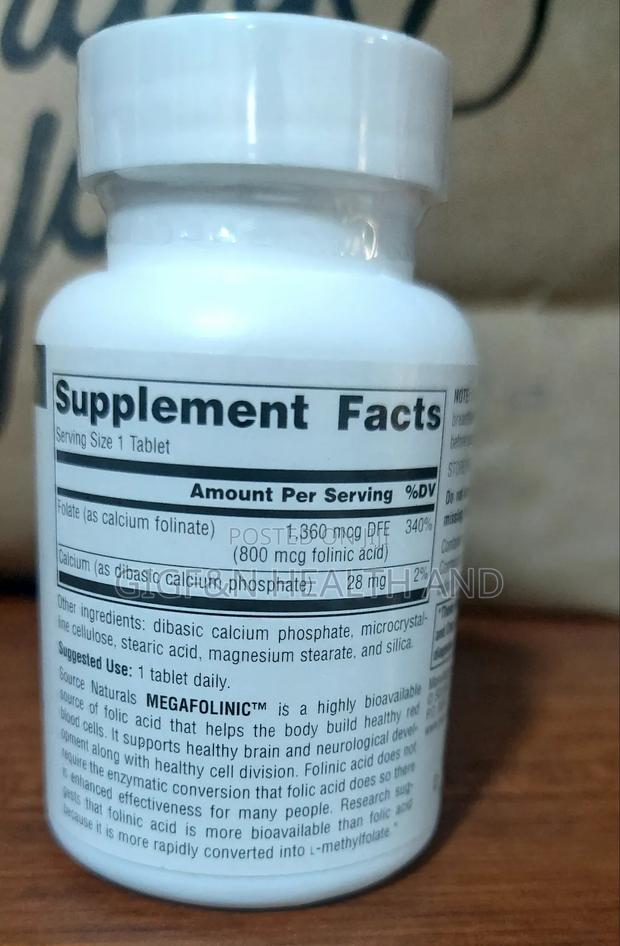 Megafolinic, Bioactive Form of Folicacid(For Brain, Speech Fertility photo 2