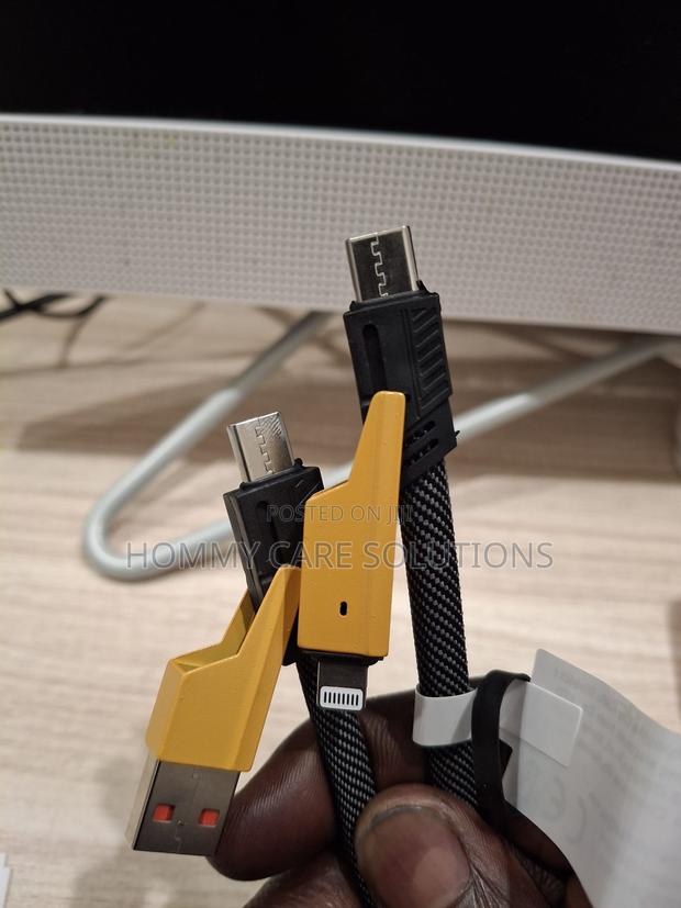 4-in-1 Fast Charging Cable for iPhone, Usb-C · Photo 1