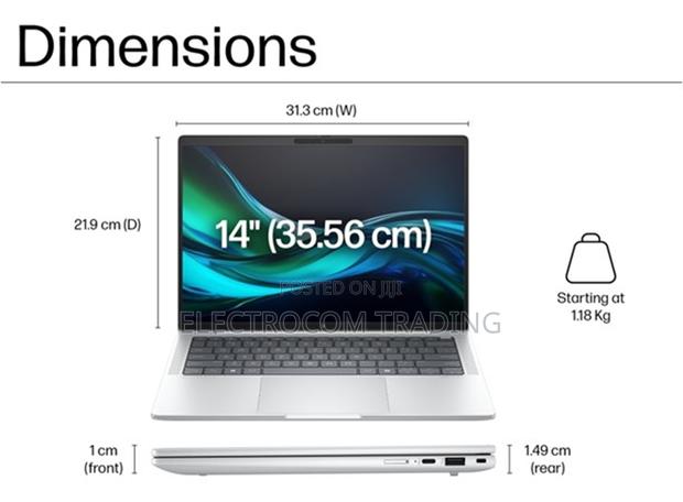 New Laptop HP EliteBook 1040 32GB Intel Core Ultra 7 SSD 1T photo 2