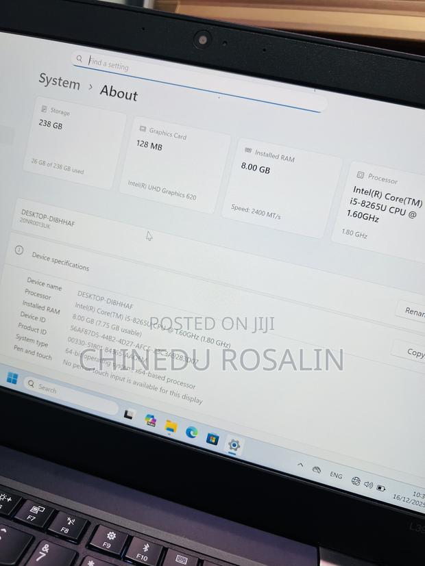 Laptop Lenovo ThinkPad L380 8GB Intel Core I5 SSD 256GB photo 3