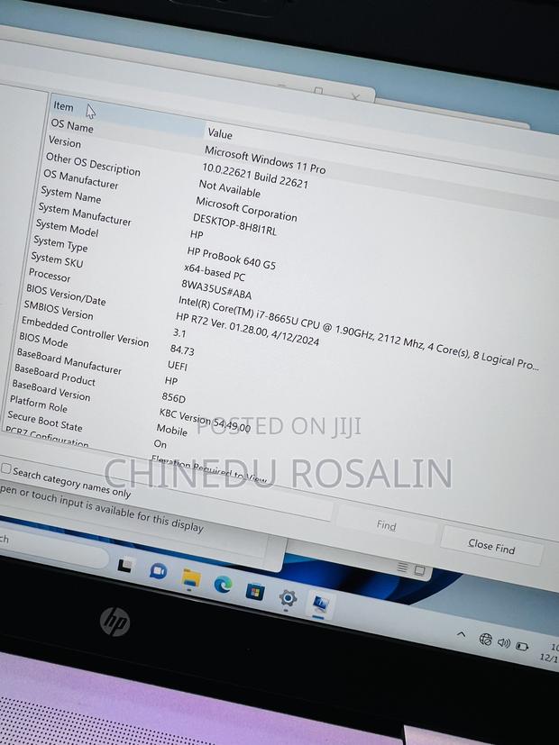 Laptop HP ProBook 640 G5 16GB Intel Core I7 SSD 256GB photo 4