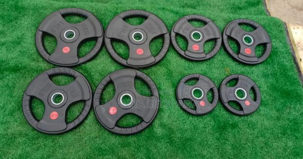 100kg Olympic Weight Plates Set photo 2