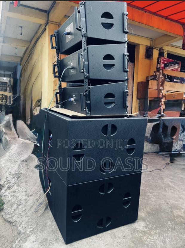 Three 10 Inches Ashley Line Arrays And A Pair Of American Audio Bass photo 2