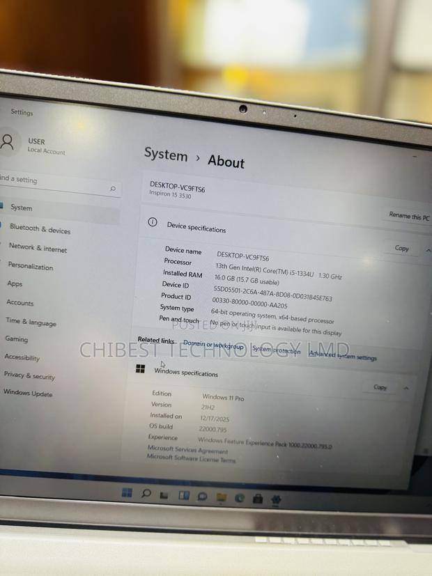 Laptop Dell Inspiron 15 3531 16GB Intel Core i5 SSD 512GB photo 7
