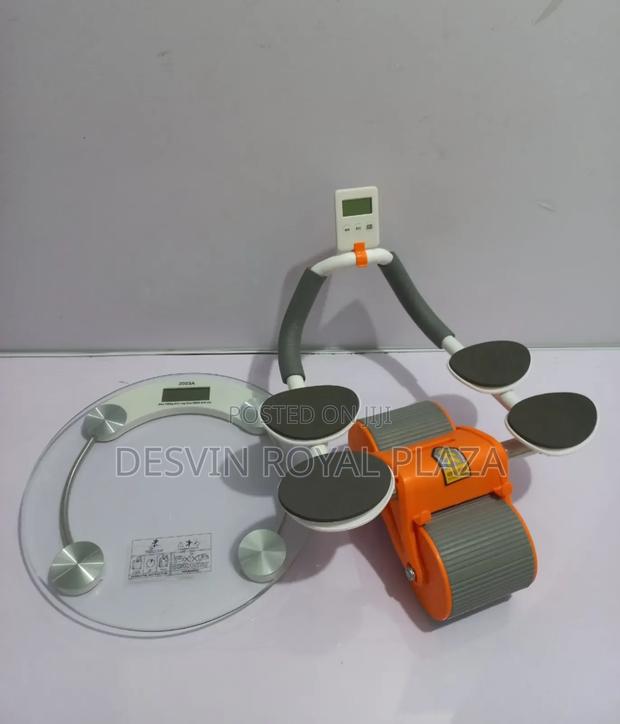 Automatic Rebound Roller + Bathroom Scale