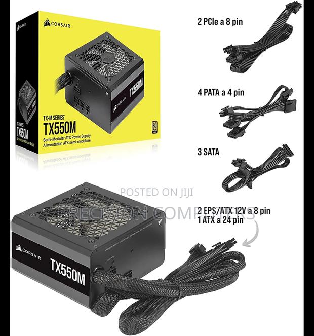 Corsair Tx550m Gaming Power Supply photo 3