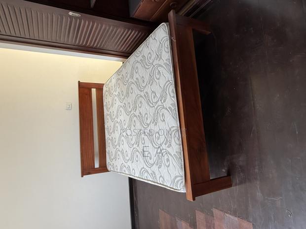 Minimalist Wooden Double Bed Frame +Matresses