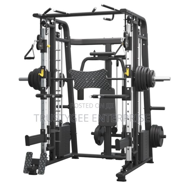 Commercial Smith Machine With 100kg Weight Plates ,Commercial Bench photo 6