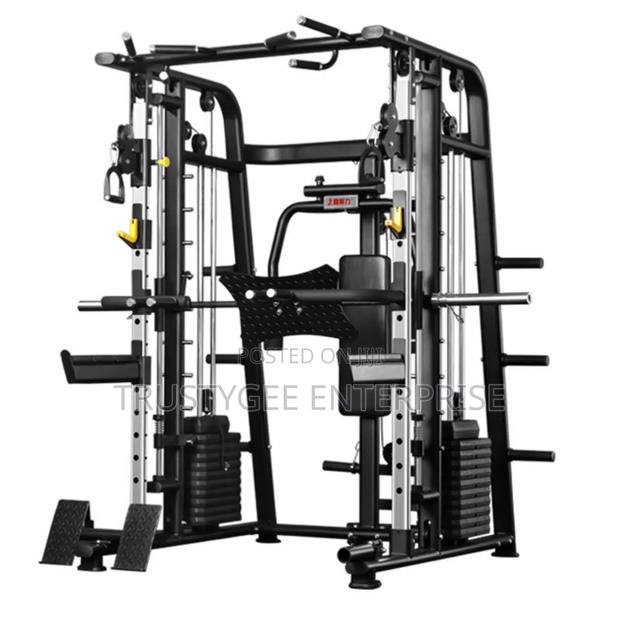 Commercial Smith Machine With 100kg Weight Plates ,Commercial Bench photo 8