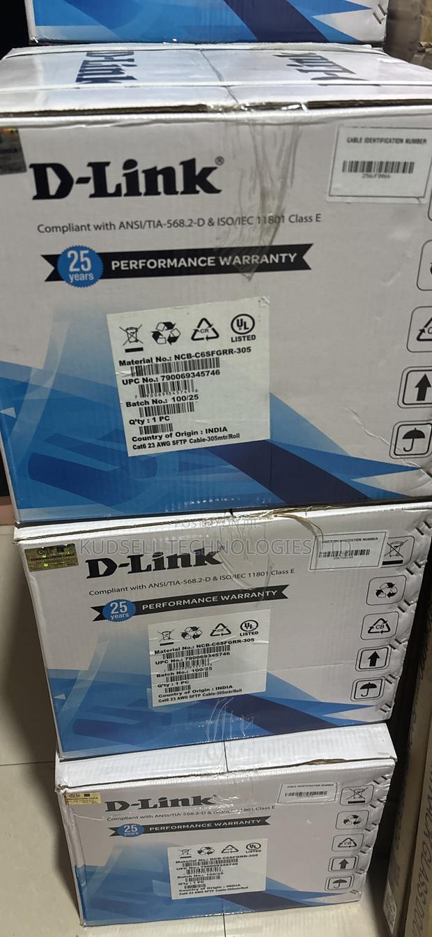 D-Link Cat6 Outdoor 305m SFTP 23awg