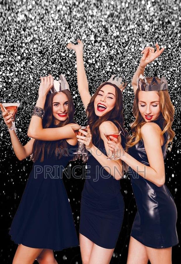 Mehofond 8x6ft White Patched Black Birthday Party Prom photo 2