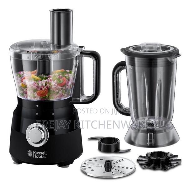 Russell Hobbs Desire Matte Black Food Processor With Blender