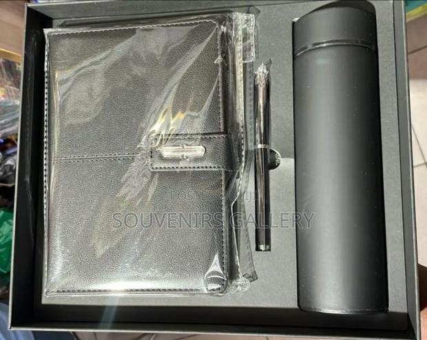 Corporate Gift Set 3in1for Souvenirs Diary,Flask and Pen photo 2