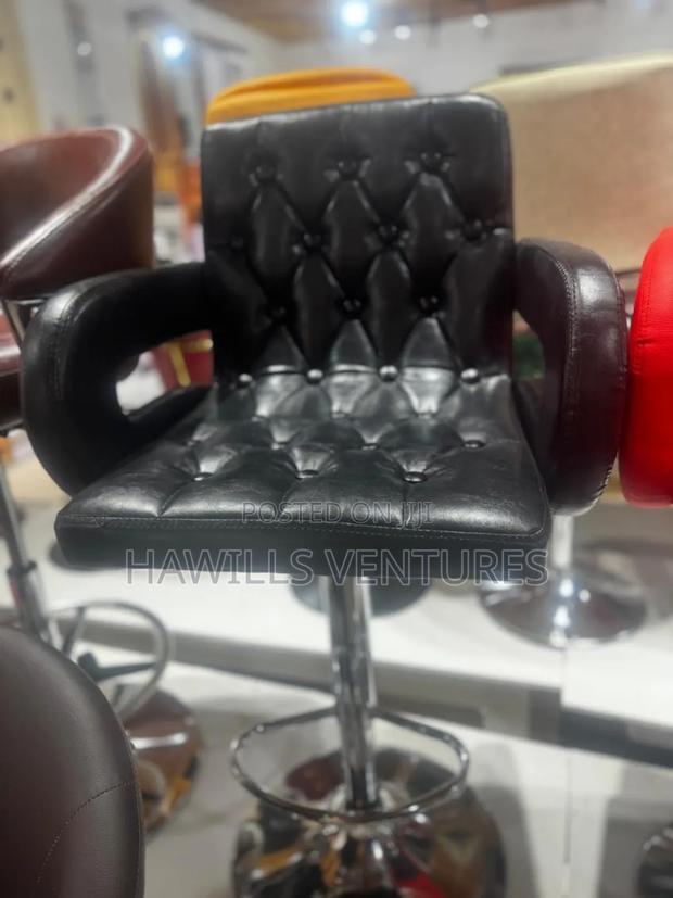 Black Faux Bar Stool · Photo 2