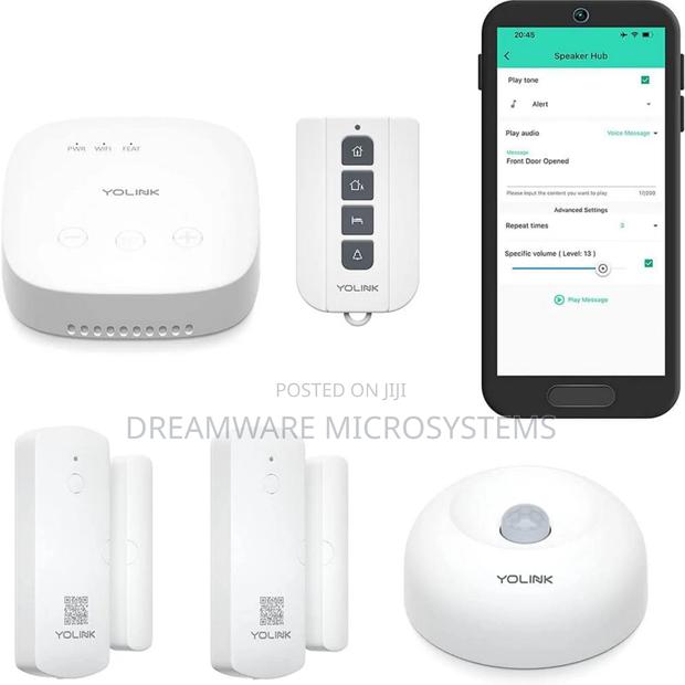 Yolink Hub Door and Motion Sensors Combo