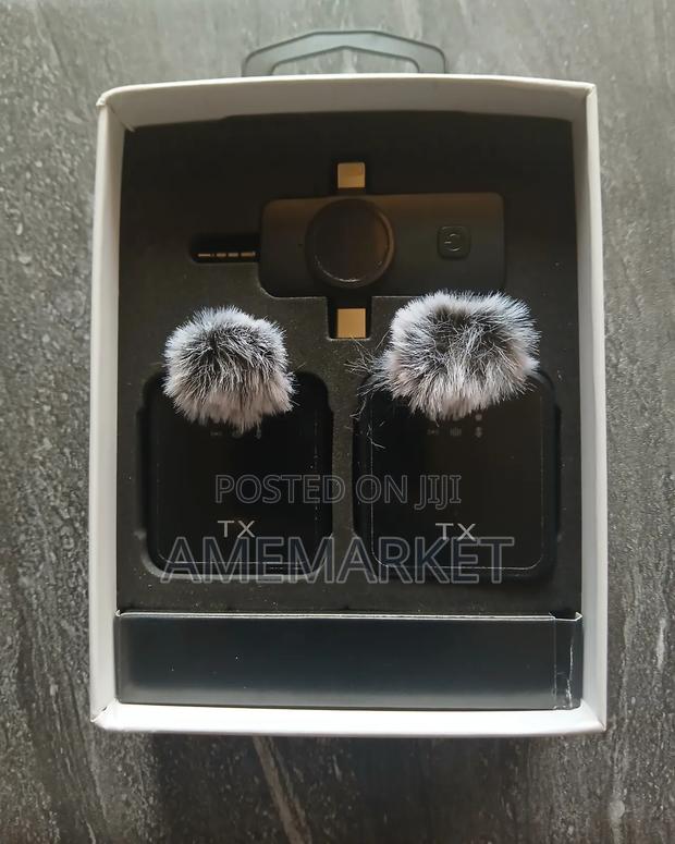 Double Wireless Microphone, Noise Cancellation For Content Creation photo 2