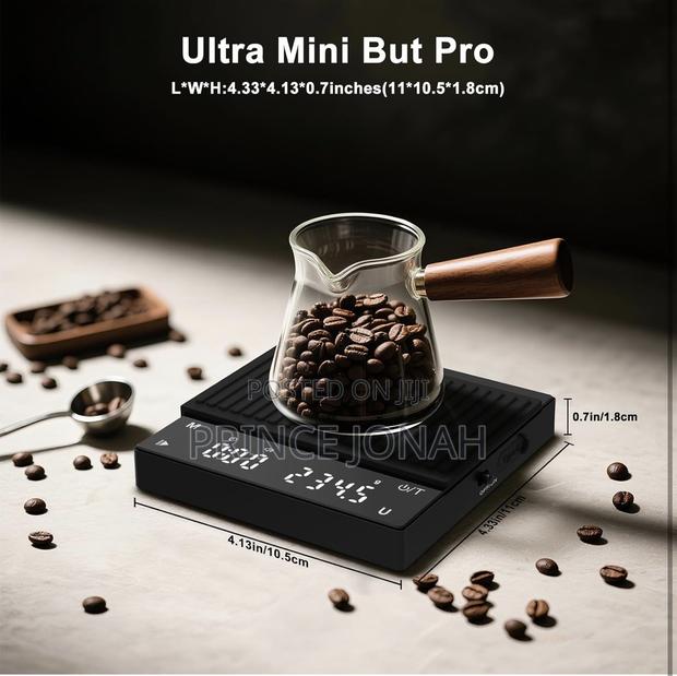 Diyife Rechargeable Mini Coffee Scale With Timer, Diyife 0.1g/2kg photo 2