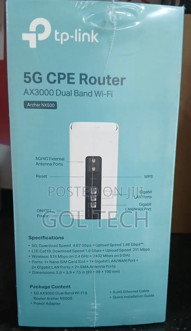 Tp Link 5g Cpe Ax3000 Dual Band Router photo 2