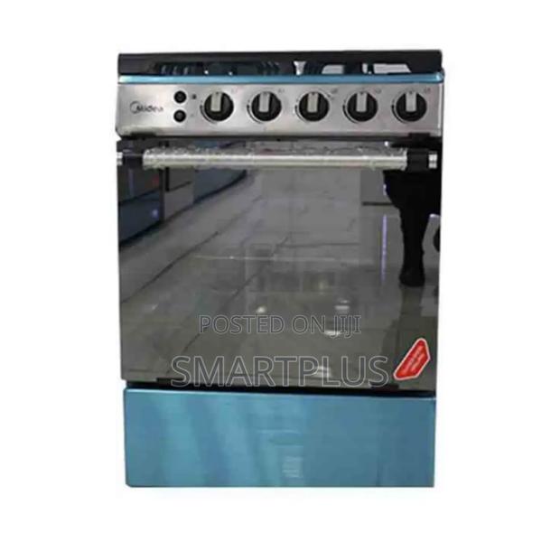 Superb Midea 4 Burner - 60cm X 60cm 24lmg4g027 Gas Cooker With Grill
