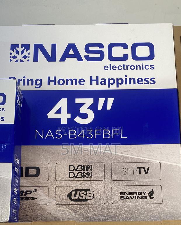 Nasco 43 Inch Frameless Smart Android Google Tv (Nas-b43fbfl-g