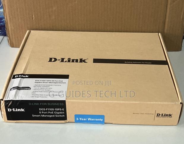 D-Link 8-Port Poe Gigabit Smart Managed Switch DGS-F1100-10ps-E photo 2