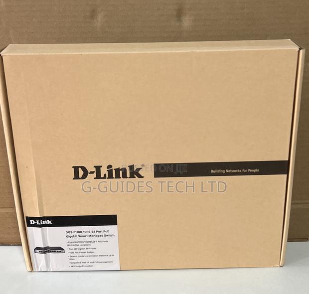 D-Link 8-Port Poe Gigabit Smart Managed Switch DGS-F1100-10ps-E photo 5