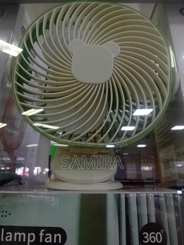 Rechargeable Multifunctional Clamp Fan F10 – 360° Rotation