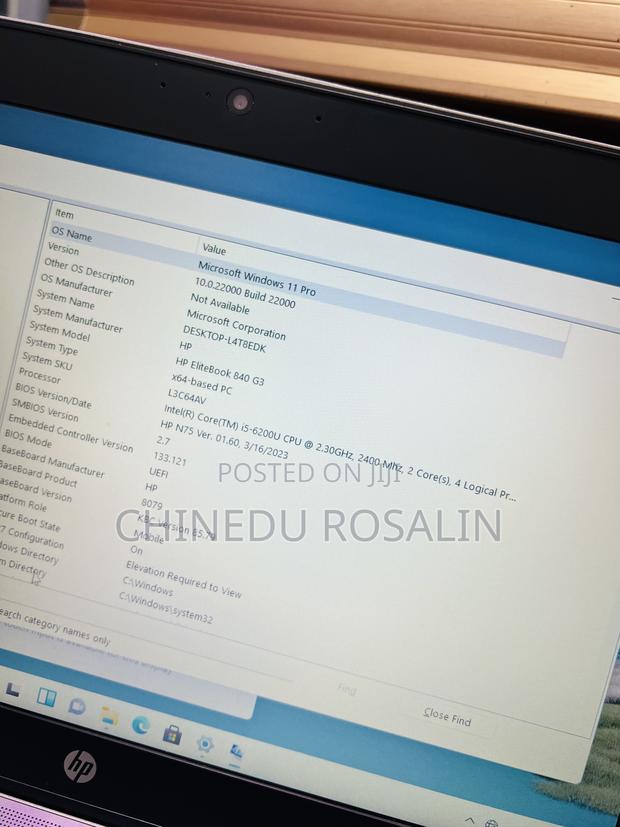 Laptop HP EliteBook 840 G3 8GB Intel Core I5 SSD 256GB photo 4