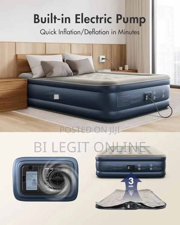 Queen Size Air Bed Mattress With Pump photo 2