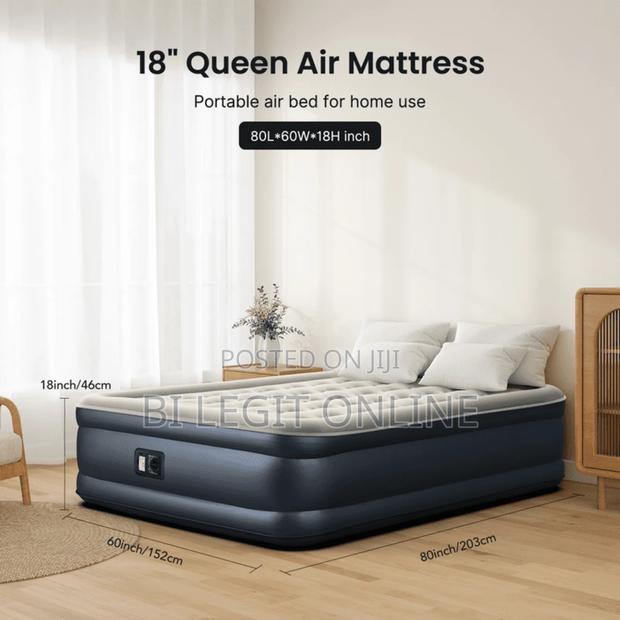 Queen Size Air Bed Mattress With Pump