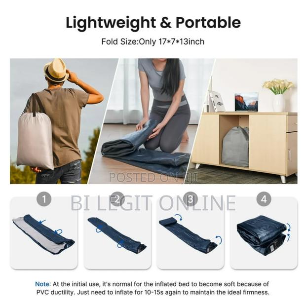 Queen Size Air Bed Mattress With Pump photo 4