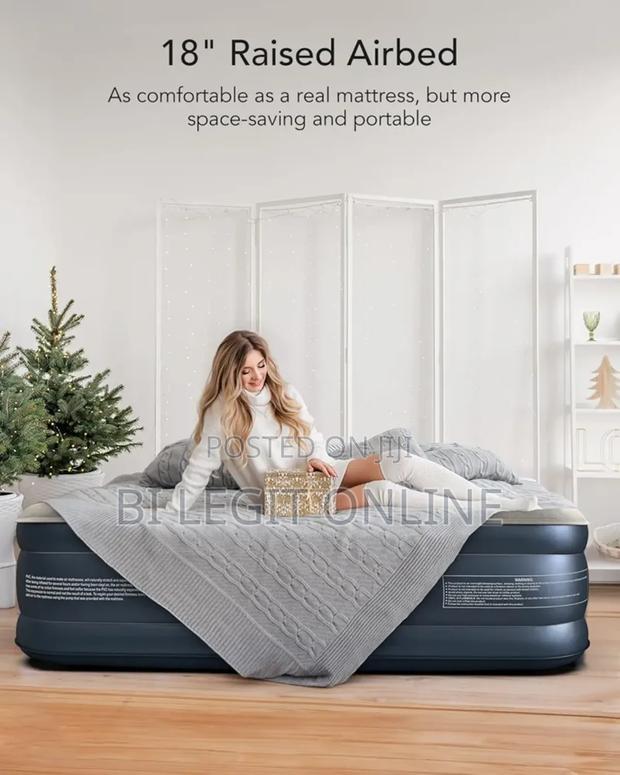Queen Size Air Bed Mattress With Pump photo 5