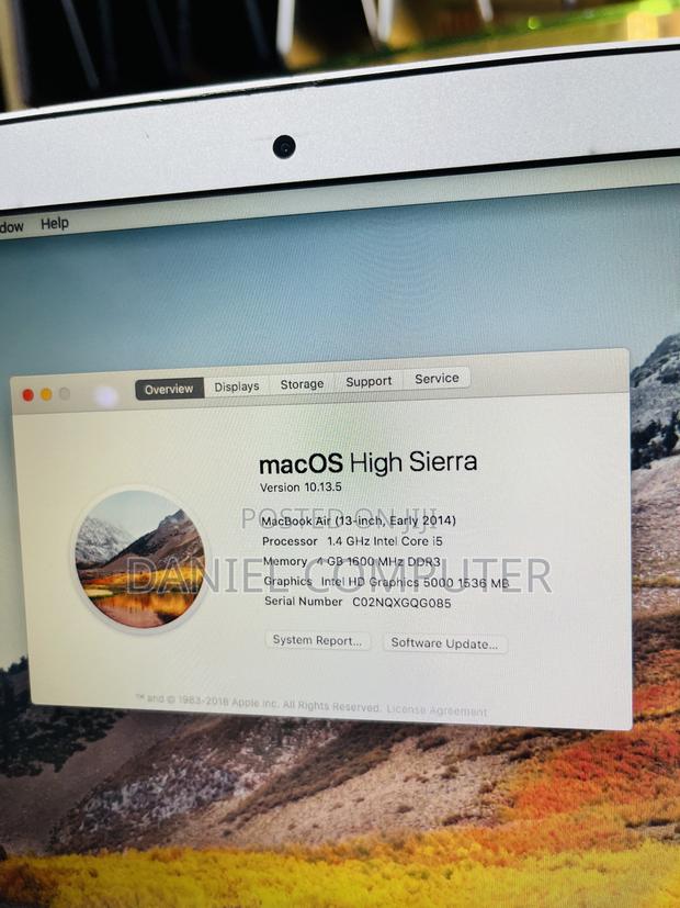 Laptop Apple MacBook Air 2014 4GB Intel Core i5 SSD 128GB photo 10