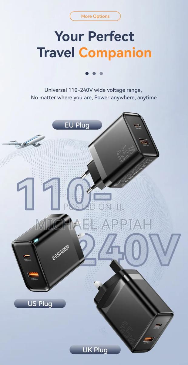 Essager Gan Pd 65w Charger photo 5