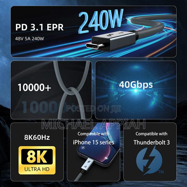 Uguord Thunderbolt 4 Cable photo 2