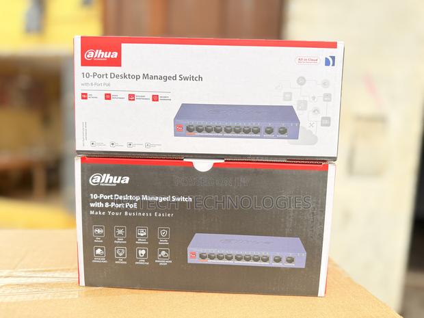 Dahua 8-Port Poe Switch Cs4010-8et2gt-60 10-Port Cloud Managed photo 2