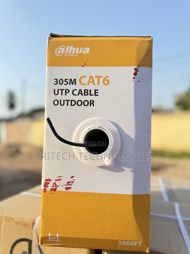 Dahua Pfm920-6u 305m Outdoor Utp Cat6 Cable Pure Copper