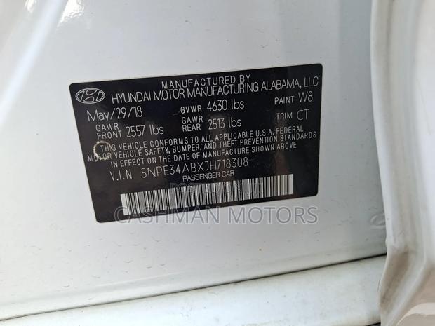 Hyundai Sonata Limited 2.0T 2018 White