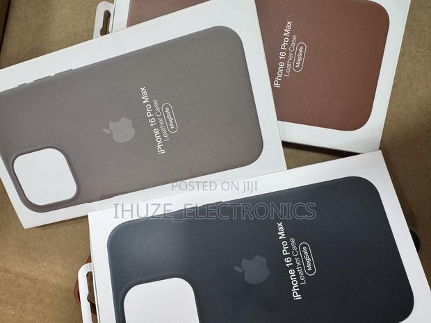 Genuine Leather Case (Magsafe) for iPhone 16pro Max photo 2