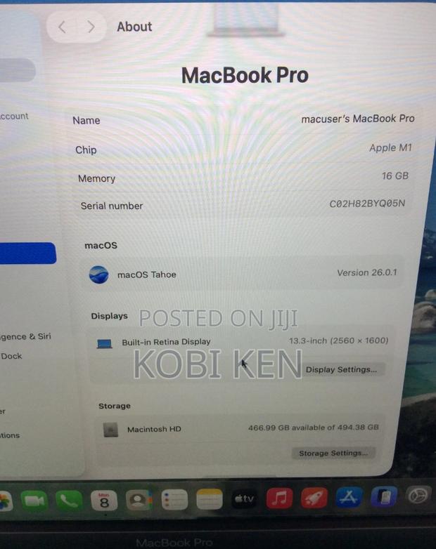 Laptop Apple MacBook Pro 2020 16GB Apple M1 SSD 512GB photo 4