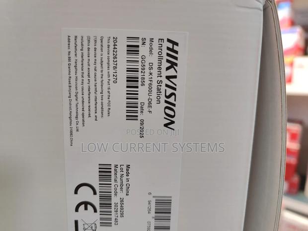 Hikvision Enrollment Station Ds-K1f600u-D6e-F Face and Finger Recognit · Photo 4