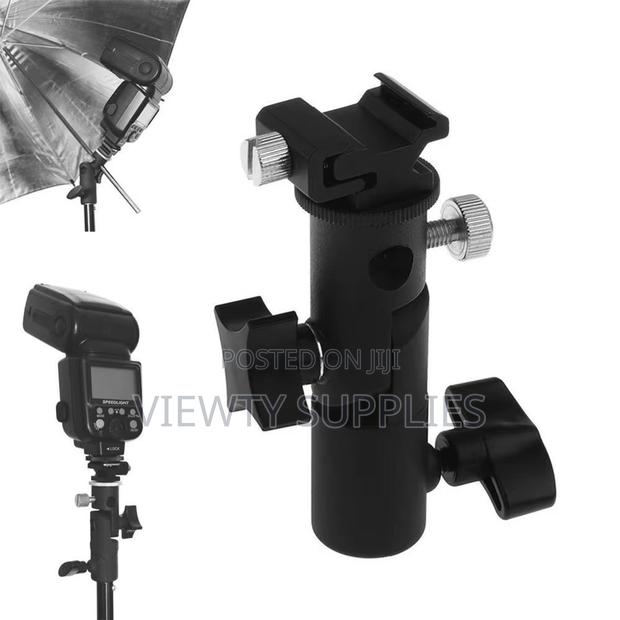 Universal E Type Metal Hot Shoe for Flash Speedlite Bracket Umbrella photo 2
