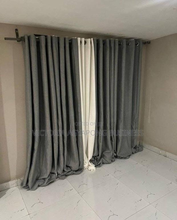 Beautiful Charcoal Grey Sunblock Curtains photo 2