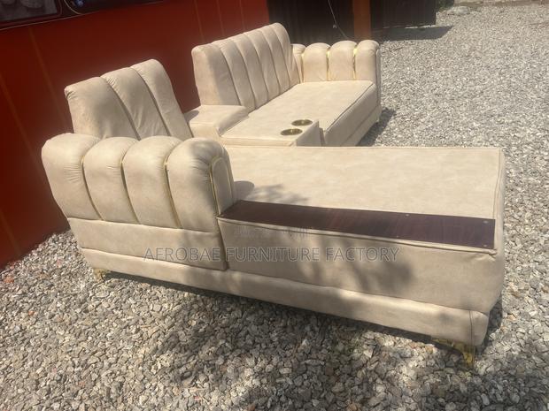 Quality Modern L Shape Sofa Chair From Afrobae Furniture Factory · Photo 4
